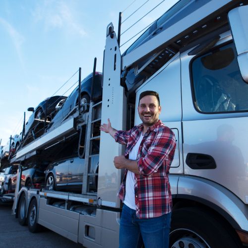 Driver C+E - car transport with tandem trailer