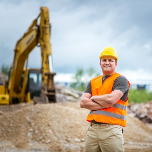 Lucrători în construcţii