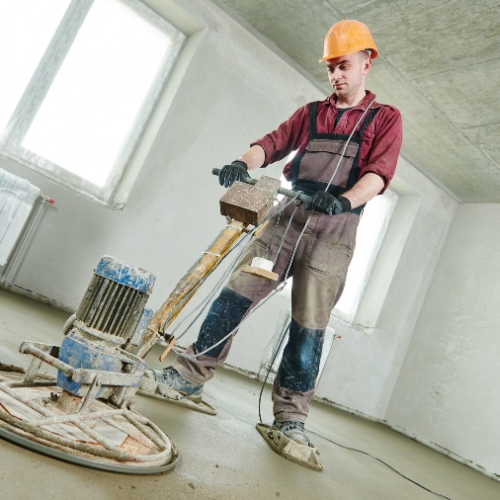 Concrete assembly worker